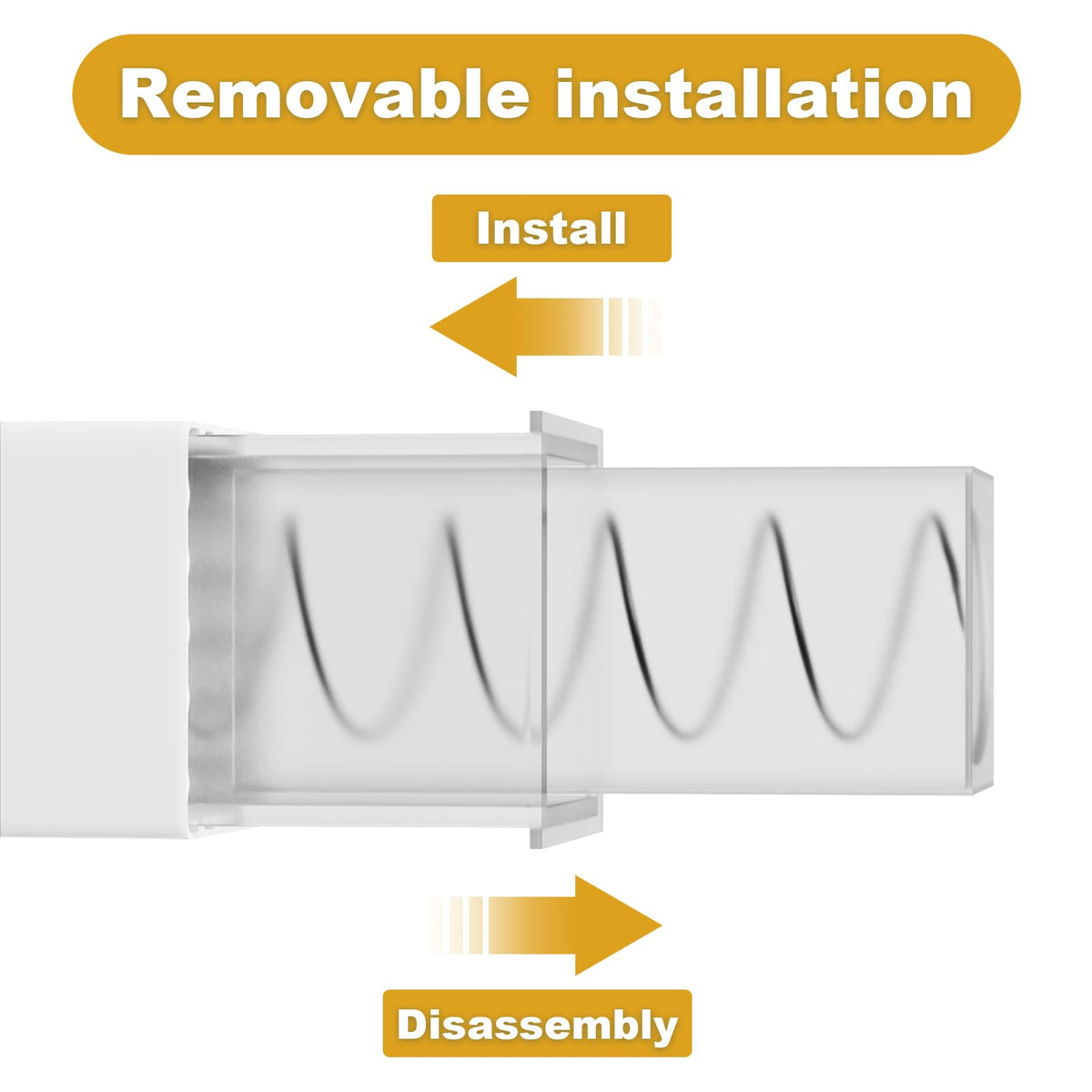 Showingo towel bar replacement rod polished plastic finish resists scratches.