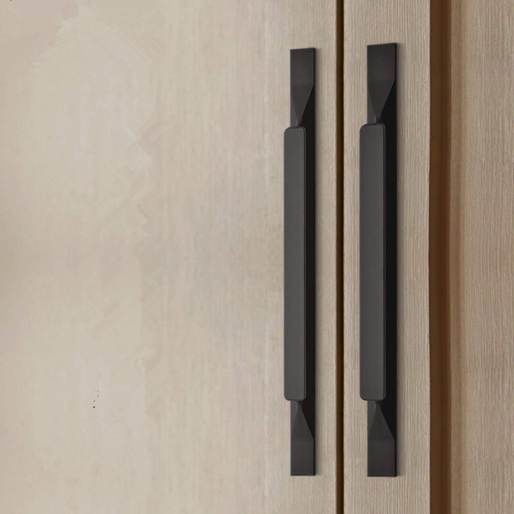 Shozafia black cabinet pulls, 5-pack, durable handles for kitchen cabinets