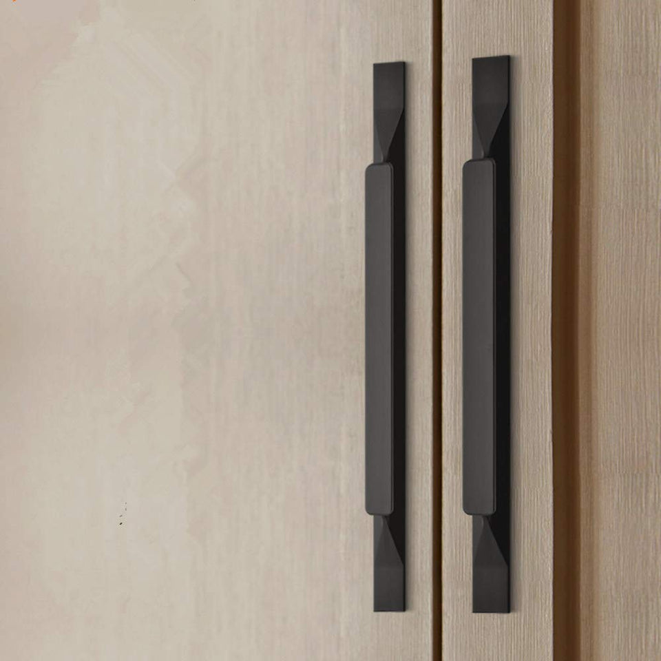 Shozafia black cabinet pulls, 5-pack, durable handles for kitchen cabinets