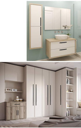 Shozafia five-pack cabinet pulls, ideal for drawers and dressers