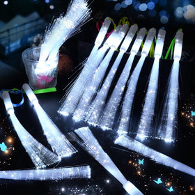 SHQDD fiber optic wand demonstrates 3 modes for festival mood
