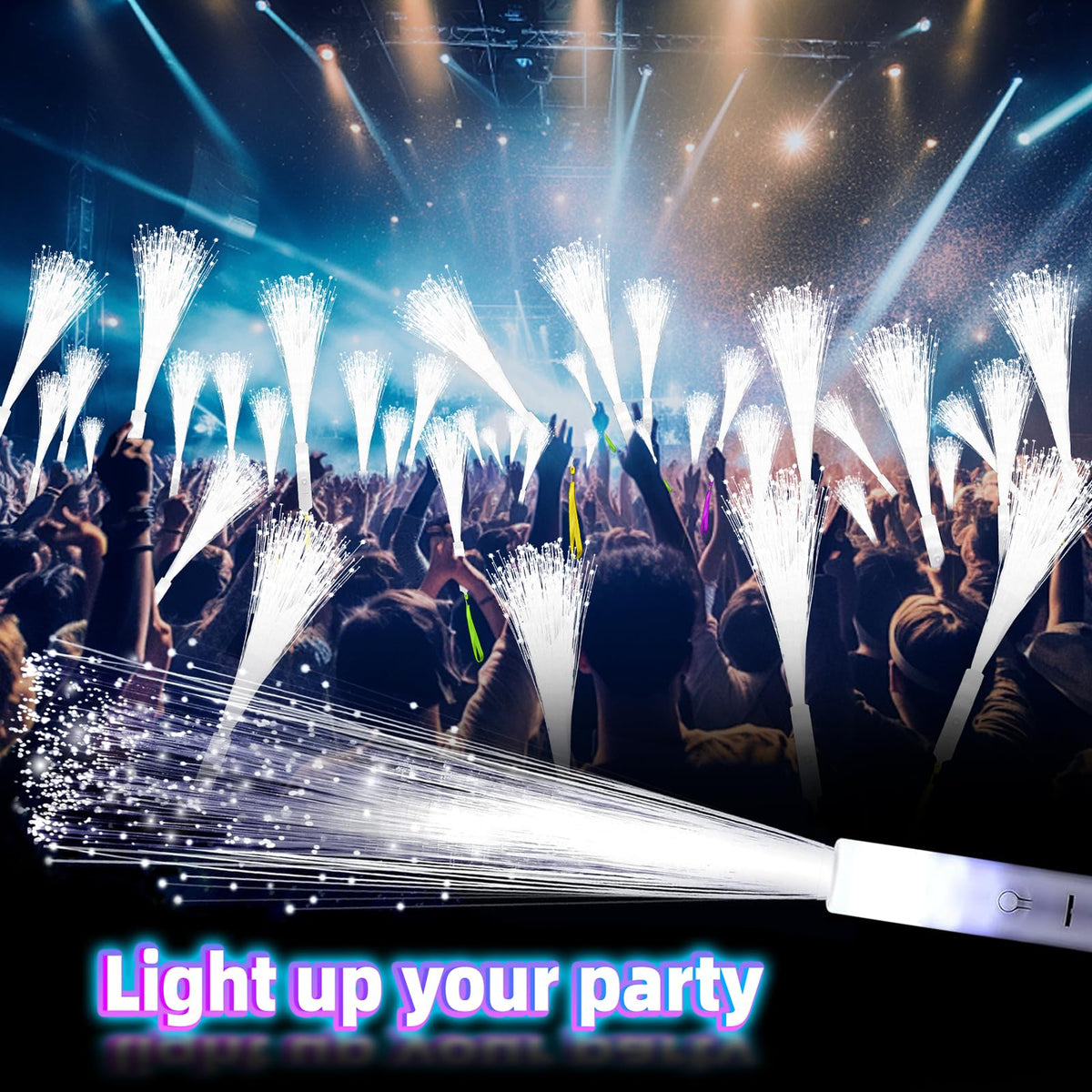 SHQDD fiber optic wand adding carnival night glow