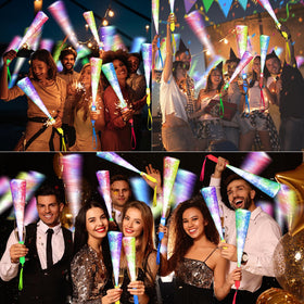 SHQDD glow-in-the-dark party supplies brighten events for all ages.