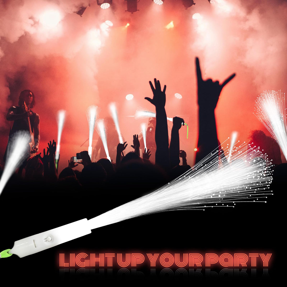 SHQDD replaceable batteries extend glow wand use