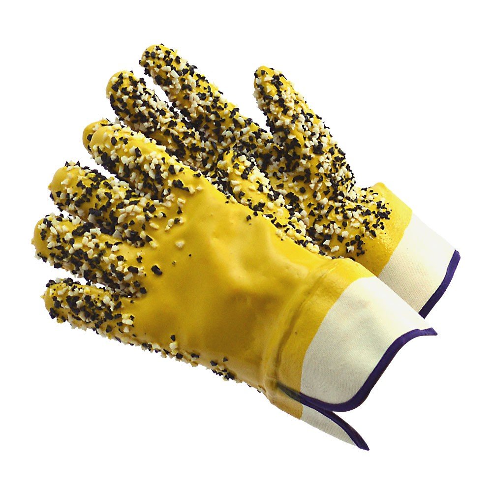 ShuBee Ugly Gloves with PVC chip coating enable smooth cable twisting and reduced friction.