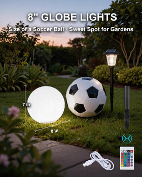 Shumi globe light remote-control use for easy color and mode selection