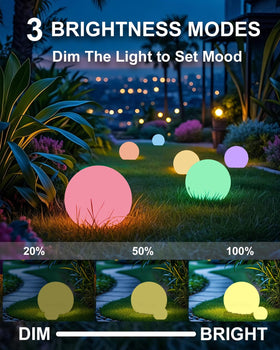 Shumi globe light demonstrating IP65 waterproof durability outdoors