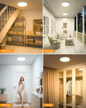 ShunFSC Motion sensor ceiling light in motion mode for automatic activation.