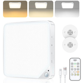 ShunFSC rechargeable 8W motion sensor light with wireless setup for easy use