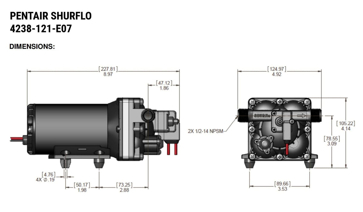 SHURFLO Blaster II diaphragm pump action demonstrates reliable pumping mechanism