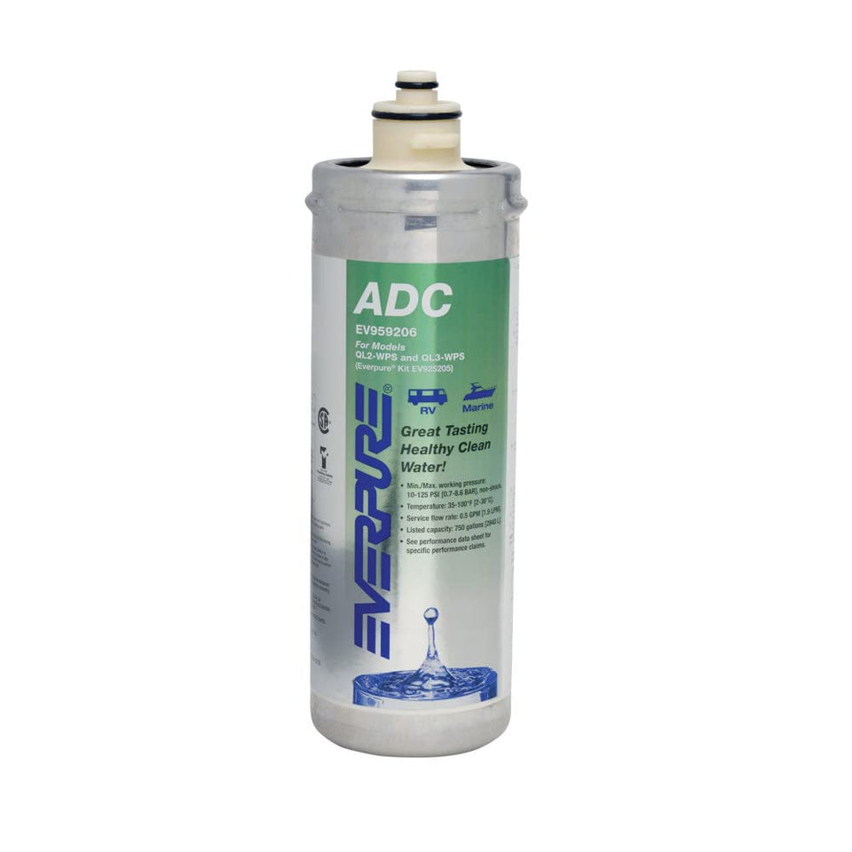 SHURFLO Everpure EV959201 ADC Quick Change Cartridge improving beverage and ice taste