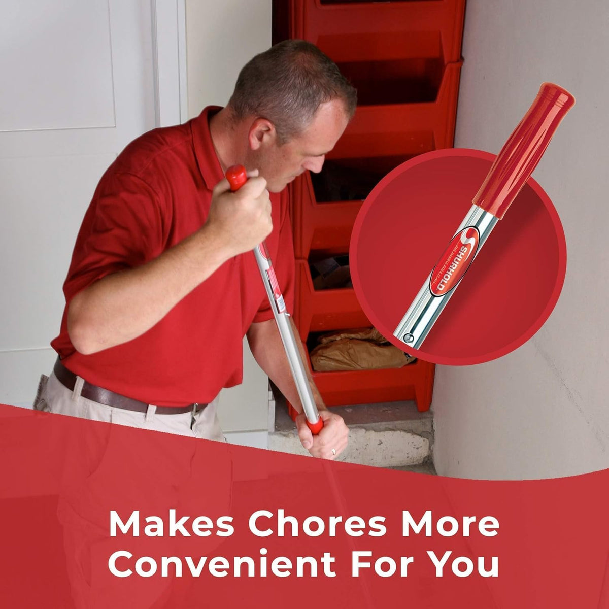 Shurhold marine-grade corrosion resistance withstands saltwater use.