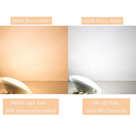 SHUWDKAR PAR36 LED flood light provides daylight-like landscape brightness