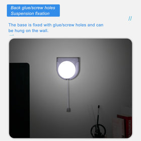Shuwea portable cabinet light with pull chain ideal for stairs.