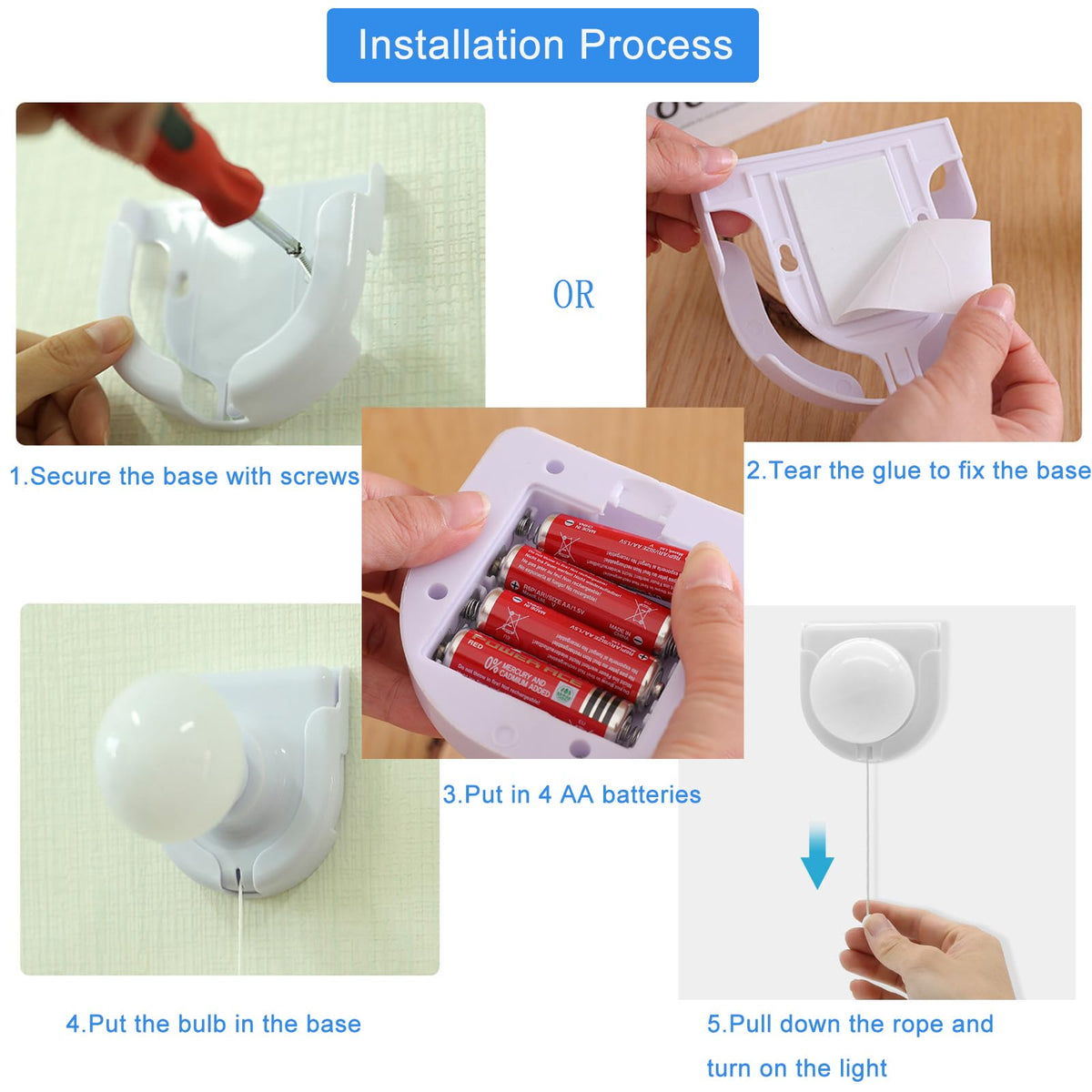 Shuwea shatterproof wall light remains durable for daily use.