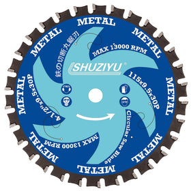 SHUZIYU 30T carbide tip detail shows sharpness.
