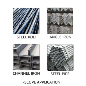 SHUZIYU angle steel demo shows precise cuts.