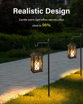 Automatic dusk-to-dawn SHYMERY lantern with light sensor