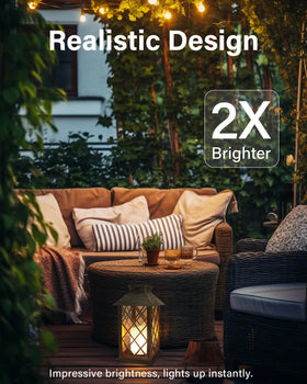 Durable SHYMERY solar lantern built for winter and rain