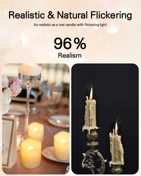 SHYMERY candles on wedding tables create romantic ambiance.