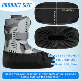 Shyyween boot cover with elastic, easy-on design for quick on/off during rehab.