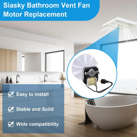 Siasky bathroom fan blades 4-5/8 by 1-1/8 for stable airflow