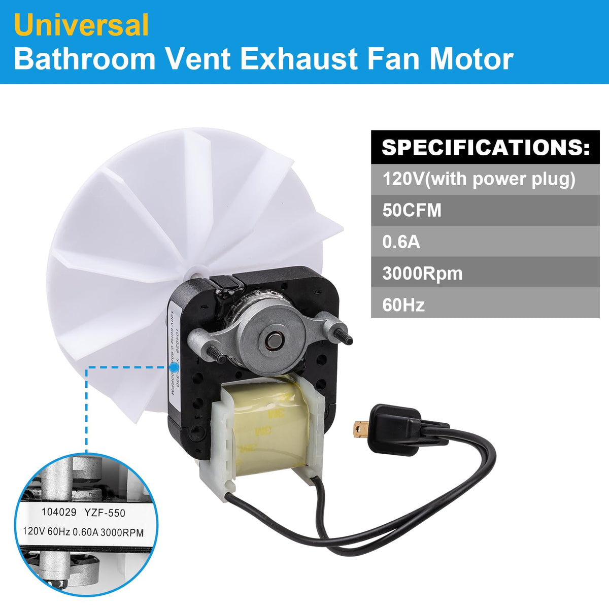 Siasky blower wheel included powering quiet operation in the vent system