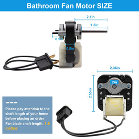 Siasky fan motor shaft 3/16 inch by 1-3/4 inch precision