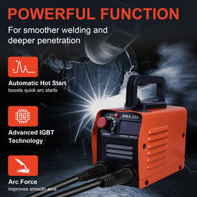 Siasky mini welding machine LED screen shows precise current settings.