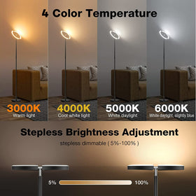Remote control use with SIBRILLE LED floor lamp and magnetic holder