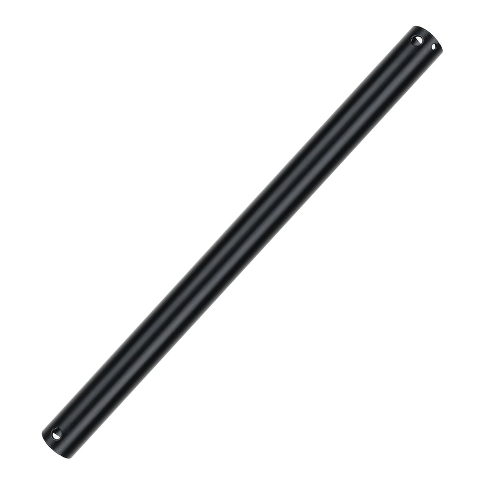 Sibosen 18-inch downrod, unthreaded, for improved airflow in high ceilings.