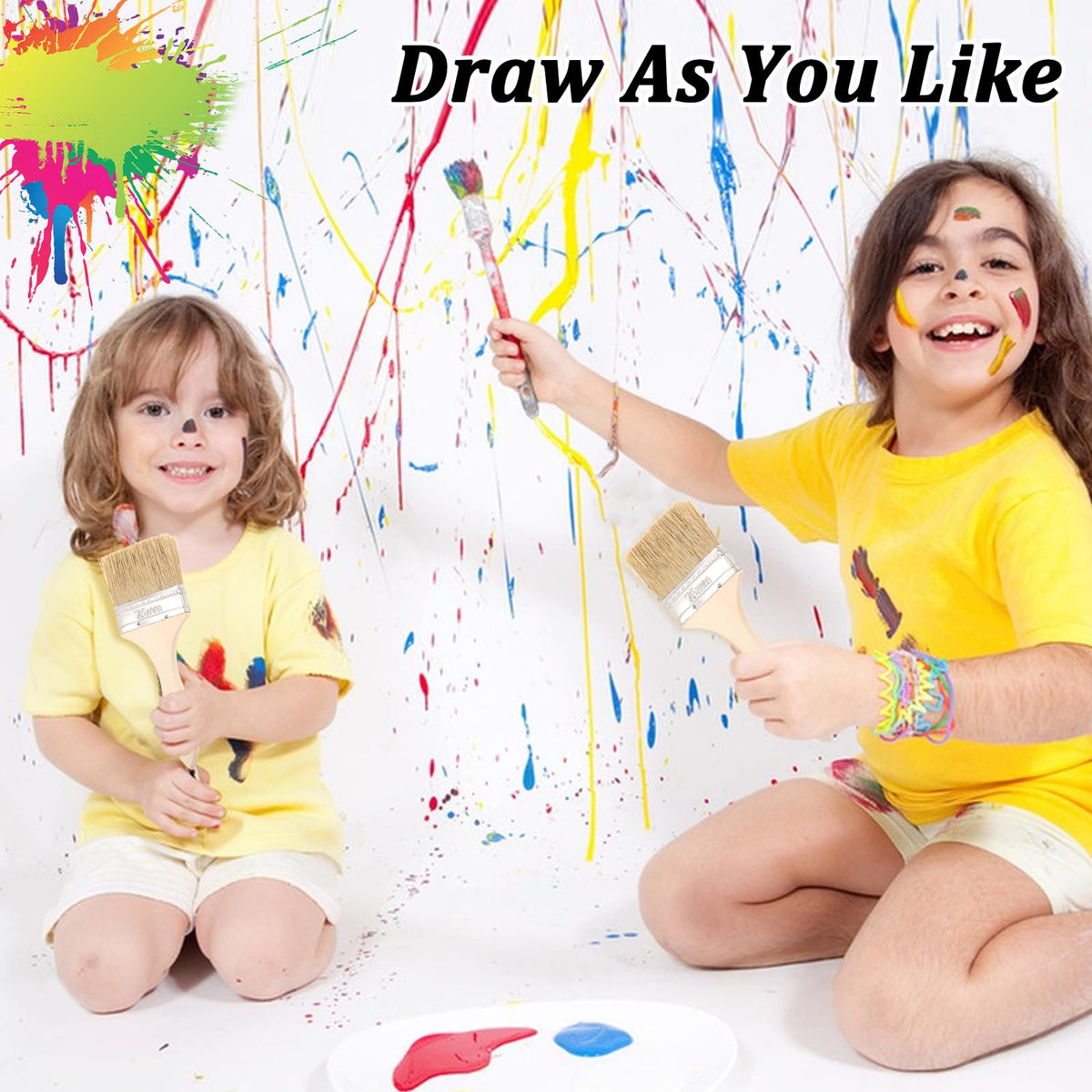 Sibosen brushes compatible with latex and oil-based paints for versatile use.