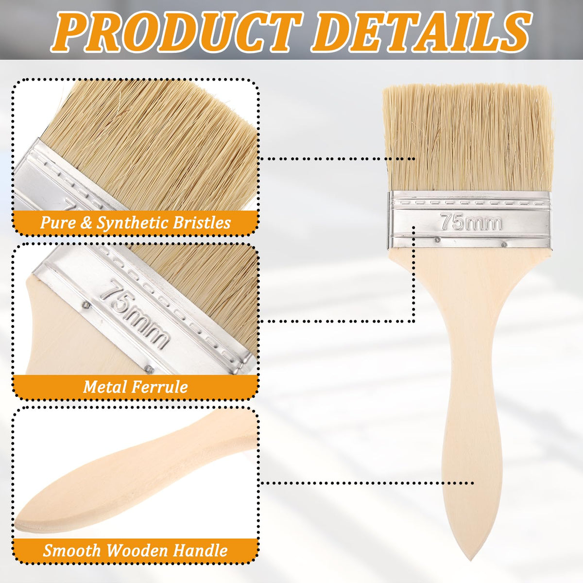 Close-up of Sibosen PET bristles showing durability and low shedding.