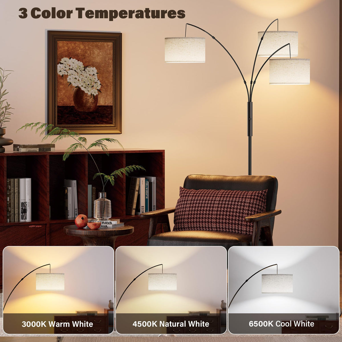 SIBRILLE 27W remote control attached to lamp pole for convenience.