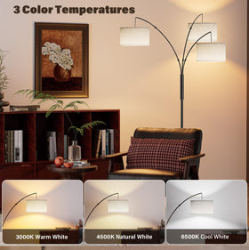 SIBRILLE 27W remote control attached to lamp pole for convenience.