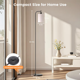 SIBRILLE floor lamp color temperature range for warm to cool mood in spaces.