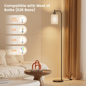 SIBRILLE floor lamp dimmable from 10 to 100 percent with 9W LED.