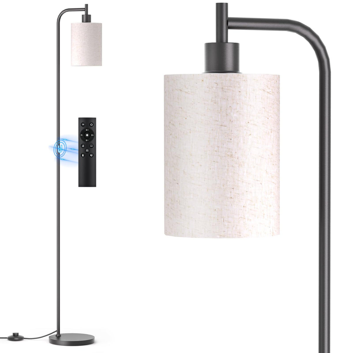 SIBRILLE floor lamp living room setup for modern interiors.