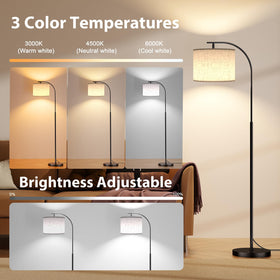 Sibrille floor lamp remote control for effortless lighting from sofa.