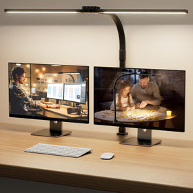 Sibrille LED desk lamp with dimmable control for precise task lighting