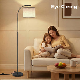Sibrille modern floor lamp suits bedroom and study corners.