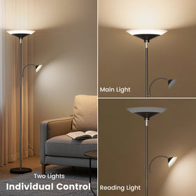 SIBRILLE bottom light gooseneck with 360° adjustability for reading