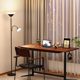 SIBRILLE 72-inch tall design fits corners in modern rooms.