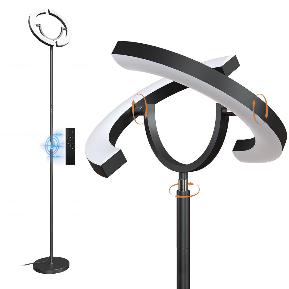 SIBRILLE lamp head rotatable for precise lighting in small spaces.