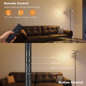 SIBRILLE tall design reaches rooms corners with stability.