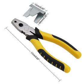 SICHOWEL cage clip pliers in use during installation