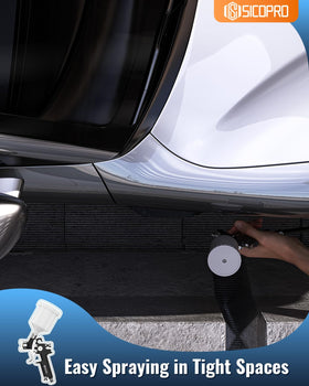 Wide spray capability with adjustable width up to 280mm.