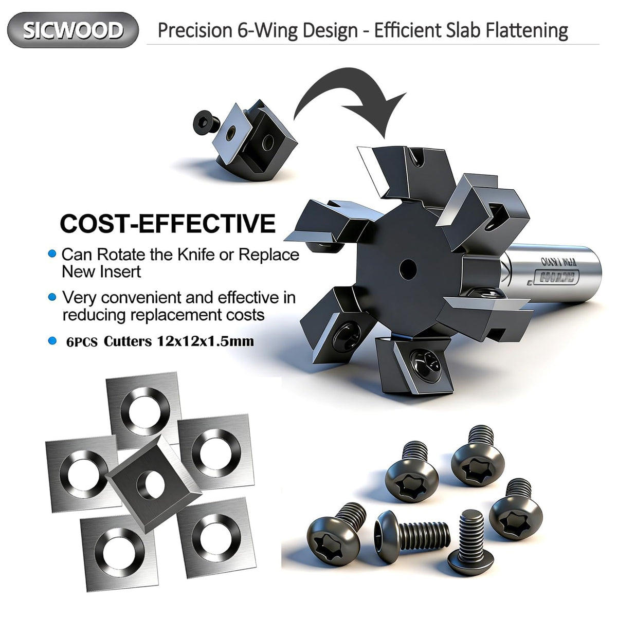 SICWOOD router sled flattening setup demonstrates stable, precise slab leveling.