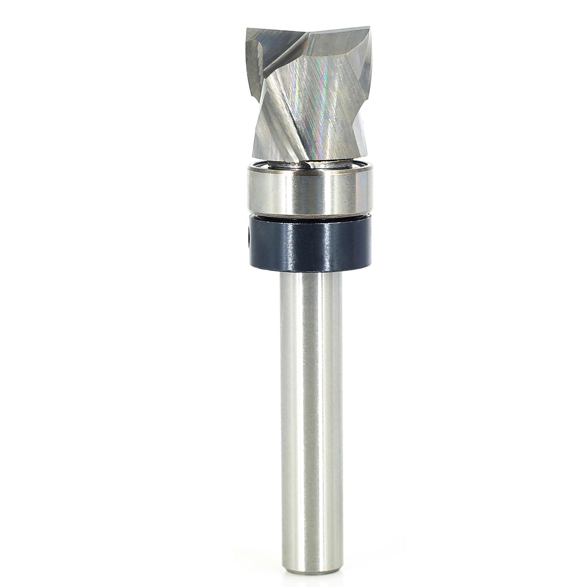 SICWOOD solid carbide compression tip close-up for precise flush trimming on wood.