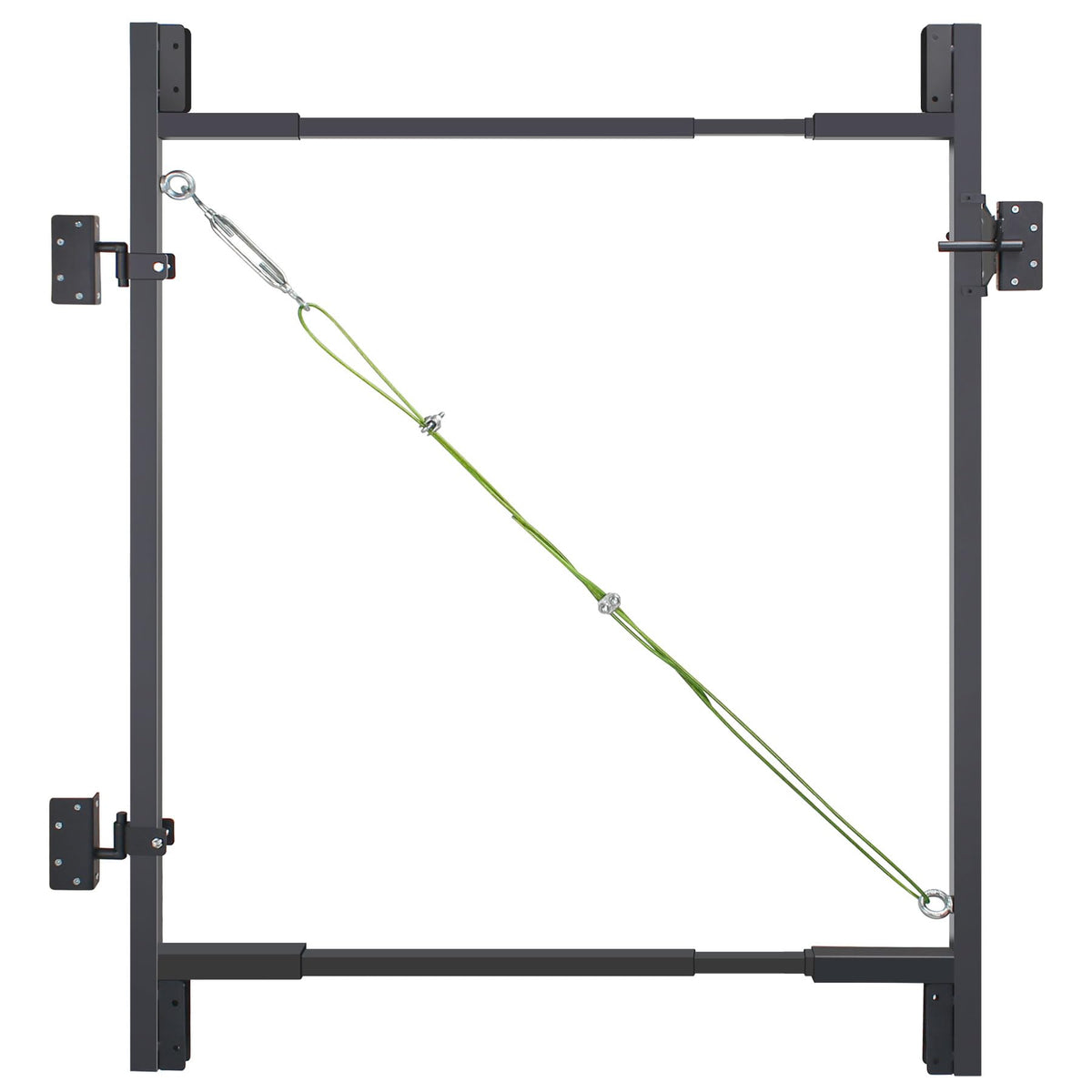 Sidasu heavy-duty fence gate kit frame for a strong, adjustable opening.